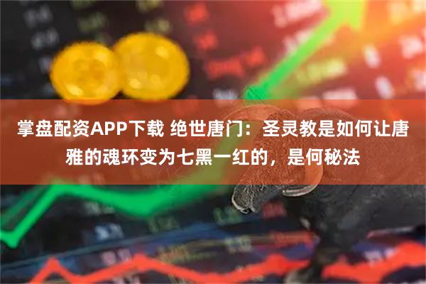 掌盘配资APP下载 绝世唐门：圣灵教是如何让唐雅的魂环变为七黑一红的，是何秘法